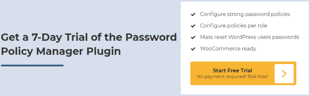Password Policy Manager 1.4: premium trials, advantageous pricing & plugin improvements