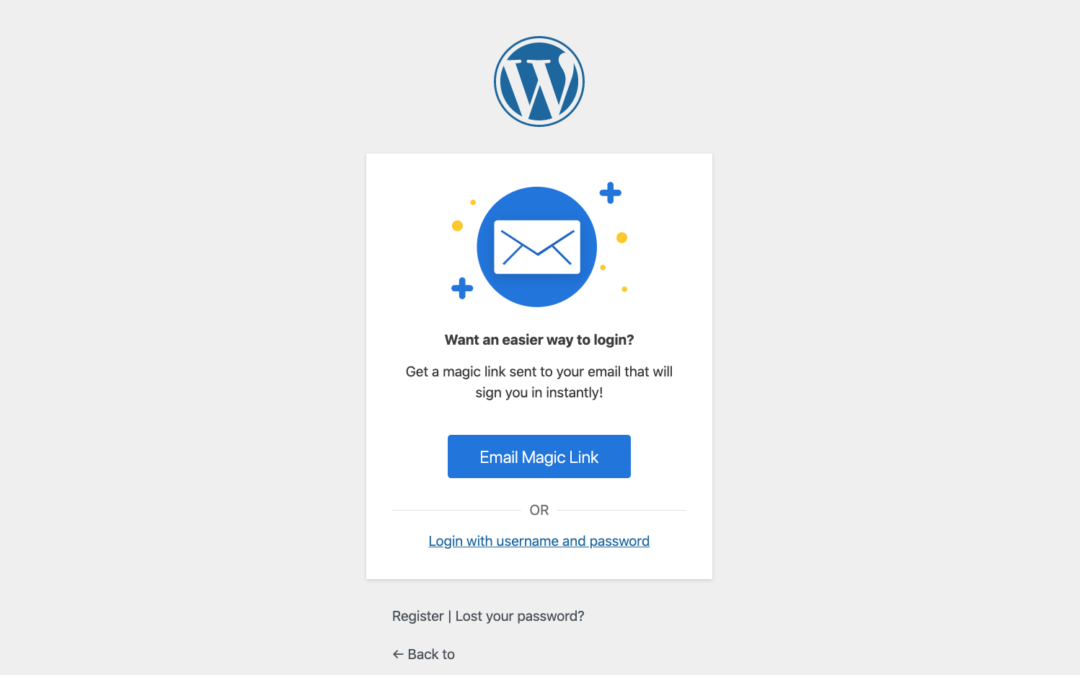 New! Make WordPress Security Easy With Passwordless Logins
