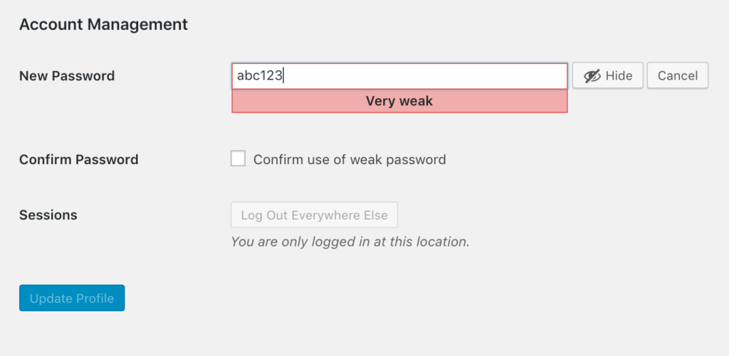 Strong WooCommerce passwords – enforcing policies without deterring customers