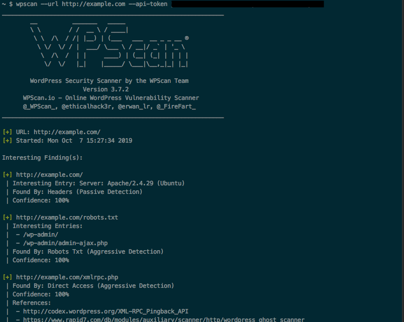 Using WPScan to find WordPress vulnerabilities on your website
