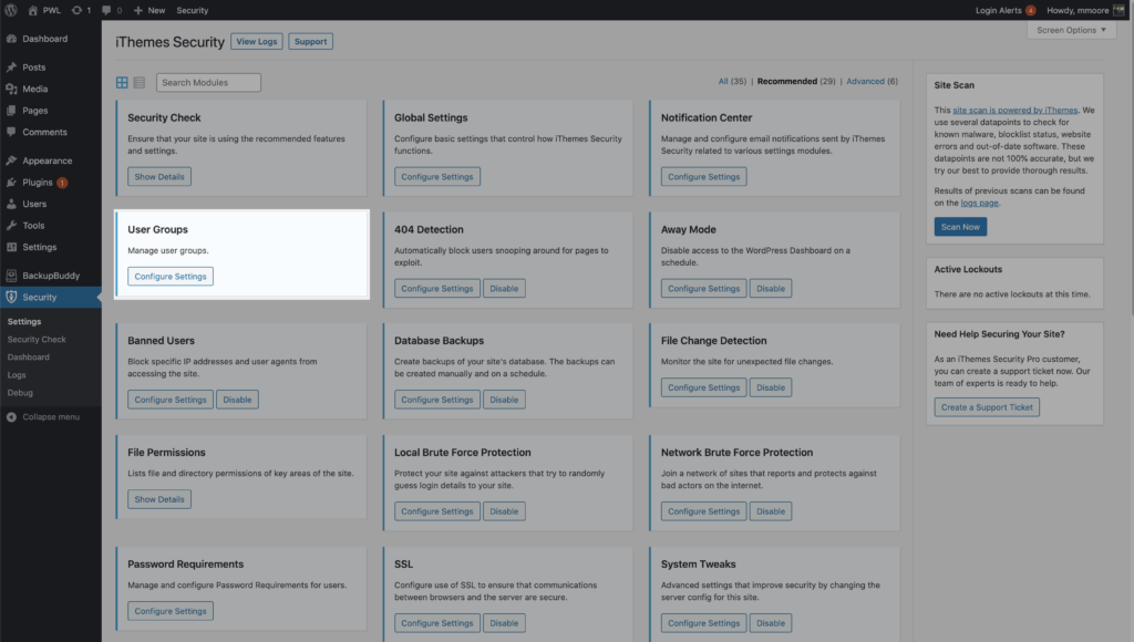 iThemes Security Pro Feature Spotlight: User Groups