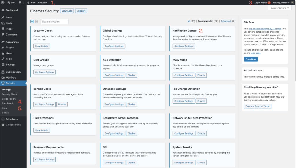 How to Configure iThemes Security Pro on Your Clients Site