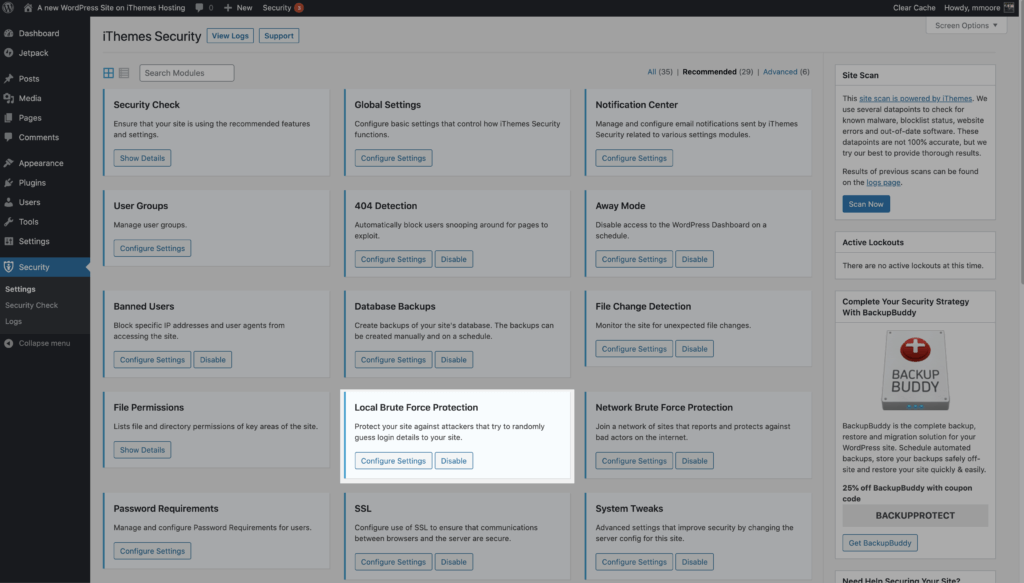 iThemes Security Pro Feature Spotlight – Local Brute Force Protection & Banned Users