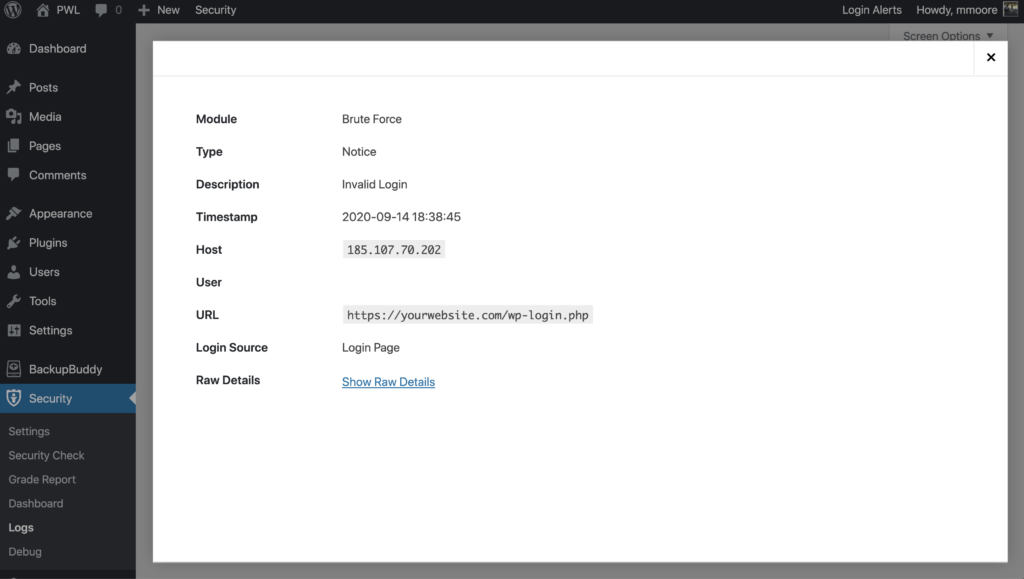 iThemes Security Pro Feature Spotlight – WordPress Security Logs