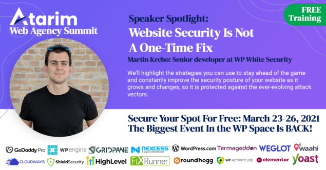 Join us for free at the biggest online summit in the WordPress space