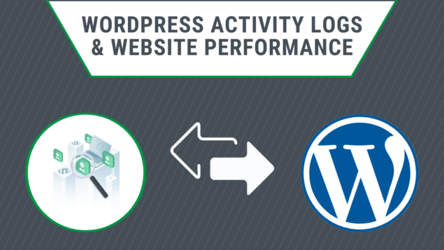 Does the WordPress activity log affect the performance of my website?